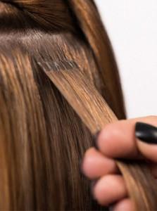 The additional hair strands are permanent which means they become a natural part of your own hair.