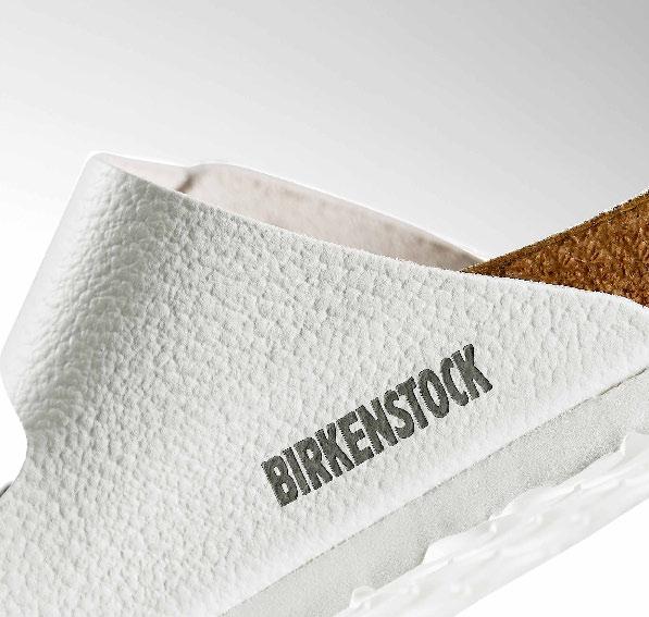 The Birkenstock emblem is imprinted on the inside of each style the sign of the original. gizeh White Birko-Flor n Style No. 0 43 73 1 Size 35-46 s Style No.