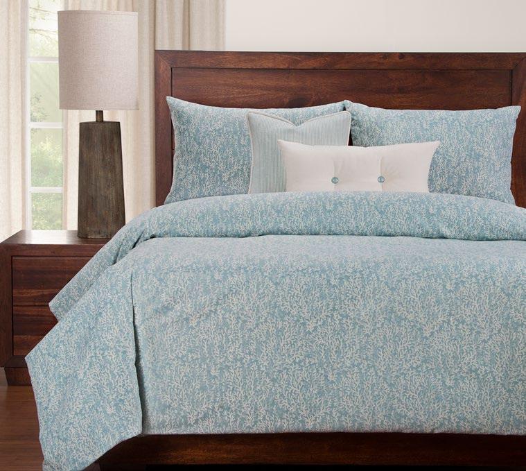 Liza 1 duvet cover and 2 matching shams, Liza 1 26 x 14 pillow with