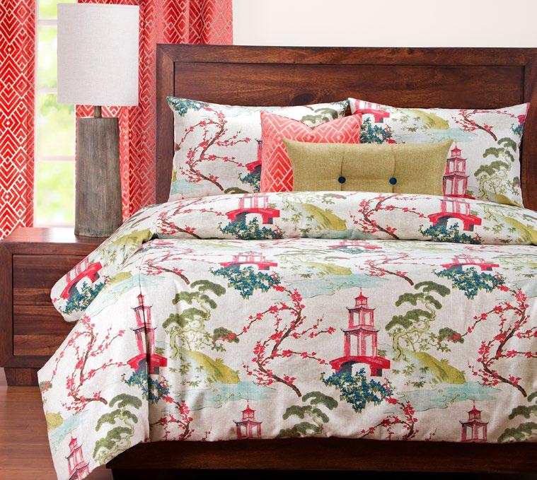 piping, Padma Blue Bell 1 bed