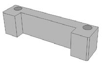 01.00 Cam striker milling jig. Gap: 4mm* T18504.01.01 Cam striker milling jig. Gap: 6mm. 15mm Rebate* T18506.00.35 Adapter for striker milling jig.