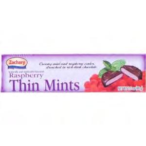 Zachary Thin Mints, 5.5 oz. 2001311 Cost: $3.09 SRP: $4.99 GPM: 38% 2000075 Cost: $0.79 SRP: $1.
