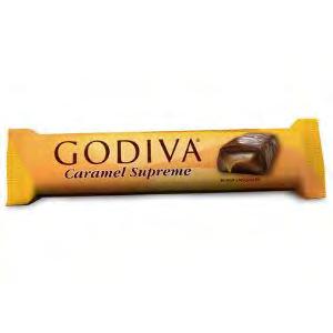 443 2016 Consumables Showroom Catalog 444 Godiva Dark Chocolate Truffle Bar, 1.5 oz. Godiva Milk Chocolate Bar with Caramel, 1.5 oz. 2000414 Cost: $1.55 SRP: $2.