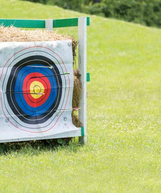Cadettes Aim High Take aim in the great outdoors while earning your Archery Badge.