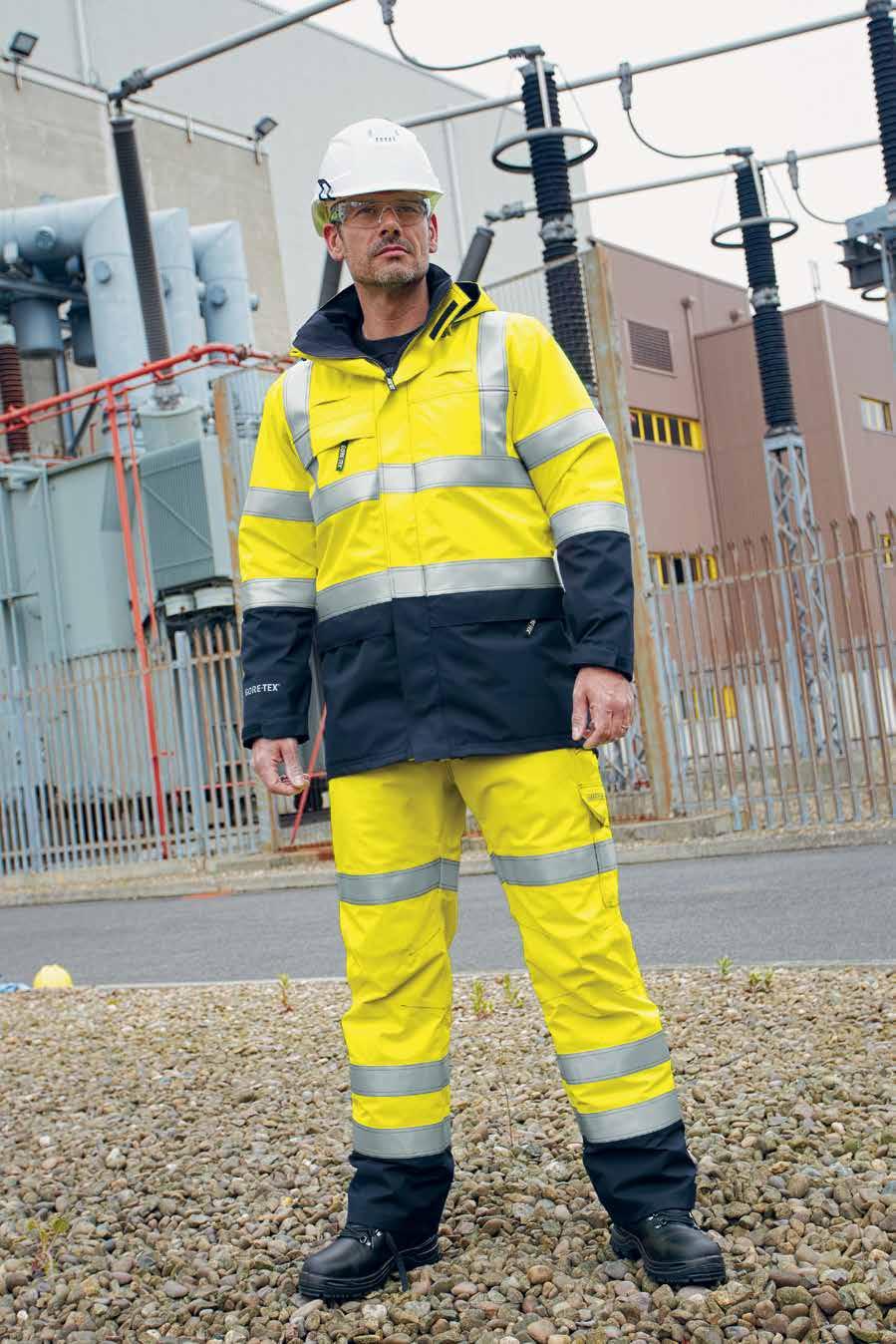 Hi-Vis Hazardwear An Expert Guide Weather Protection Workwear Waistcoats Overtrousers GORE-TEX