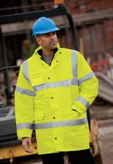 S - XXL Ref: 1881200 Arco Hi-Vis Bomber Jacket with Reflexite Red Braces Red braces provide increased visual recognition for those working on public highways.