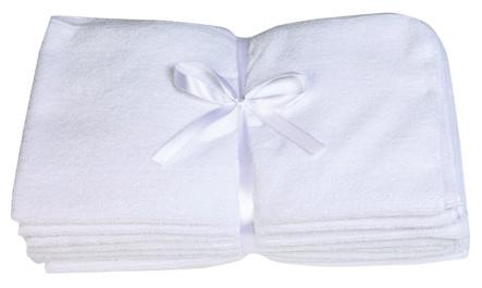 standard headrests. Size: 12 x 12 Wash Cloth 16 x 27 Salon Towel 24 x 48 Bath Towel Triple Refined!
