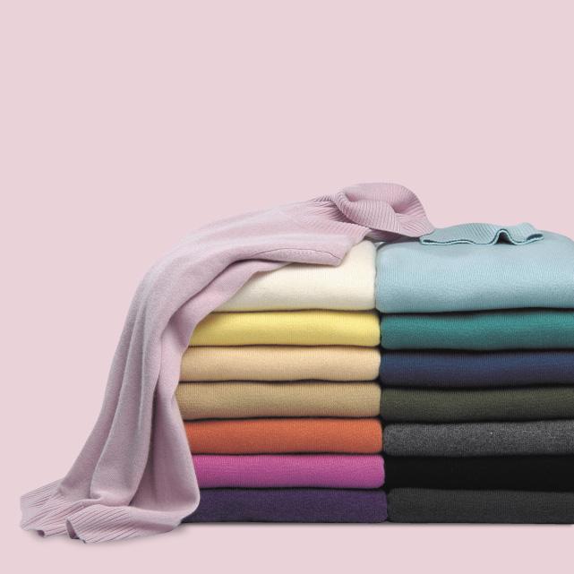 Did you know? Sweaters made of the luxury fabric cashmere Since UNIQLO began selling cashmere sweaters in the autumn of 2003, cashmere clothing has become a mainstay UNIQLO product.