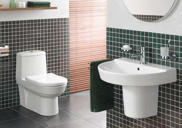 74 1 Step One-piece WC pan and Step washbasin 2 Step washbasin with