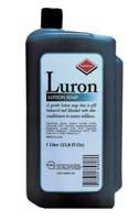 LURON LOTON SOP L Luron lotion soap is p balanced and non-irritating. Soothing skin moisturizers.