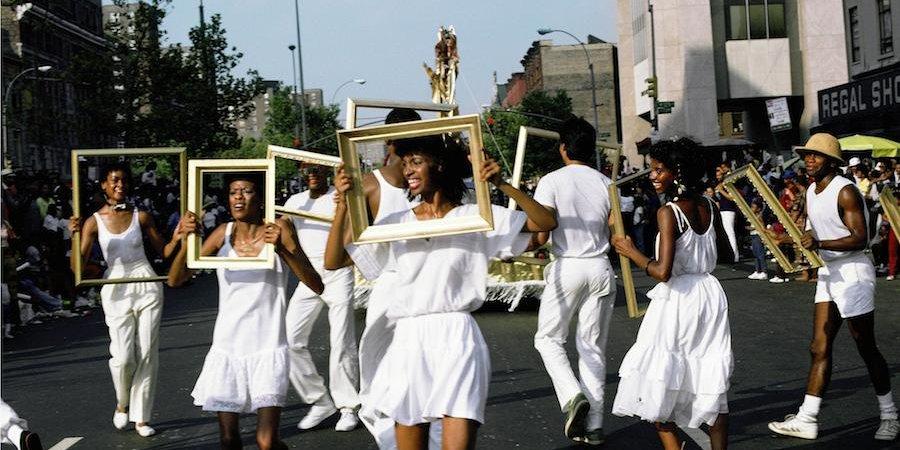 How Lorraine O'Grady Transformed Harlem Into a Living Artwork in the '80s and Why It Couldn't Be Done Today By Karen Rosenberg July 22, 2015 A detail of Lorraine O'Grady's Art Is.