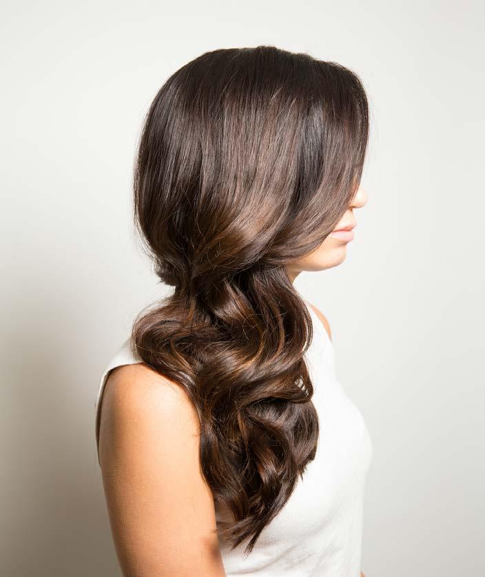 Prom/Homecoming A side-swept style fit for a (prom) queen! Apply mousse to damp hair.