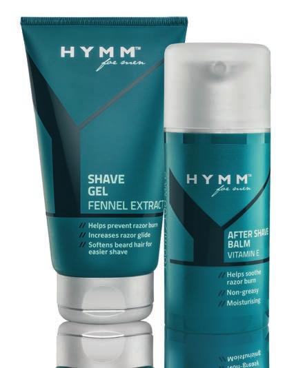 Smart, smooth, manly - and no frills COMFORTABLY SHAVES ALL SKIN TYPES A // HYMM Shave Gel Shaving has never been so smooth! Good visibility for a precise result.