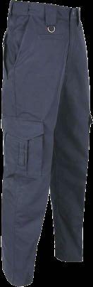 polyester Fade, shrink and wrinkle resistant Low profile appearance for use both on and off duty