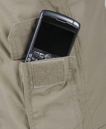 Pocket-in-a-Pocket Two Coin Pockets Reinforced Front Pocket Opening Cell Phone Pocket, Large