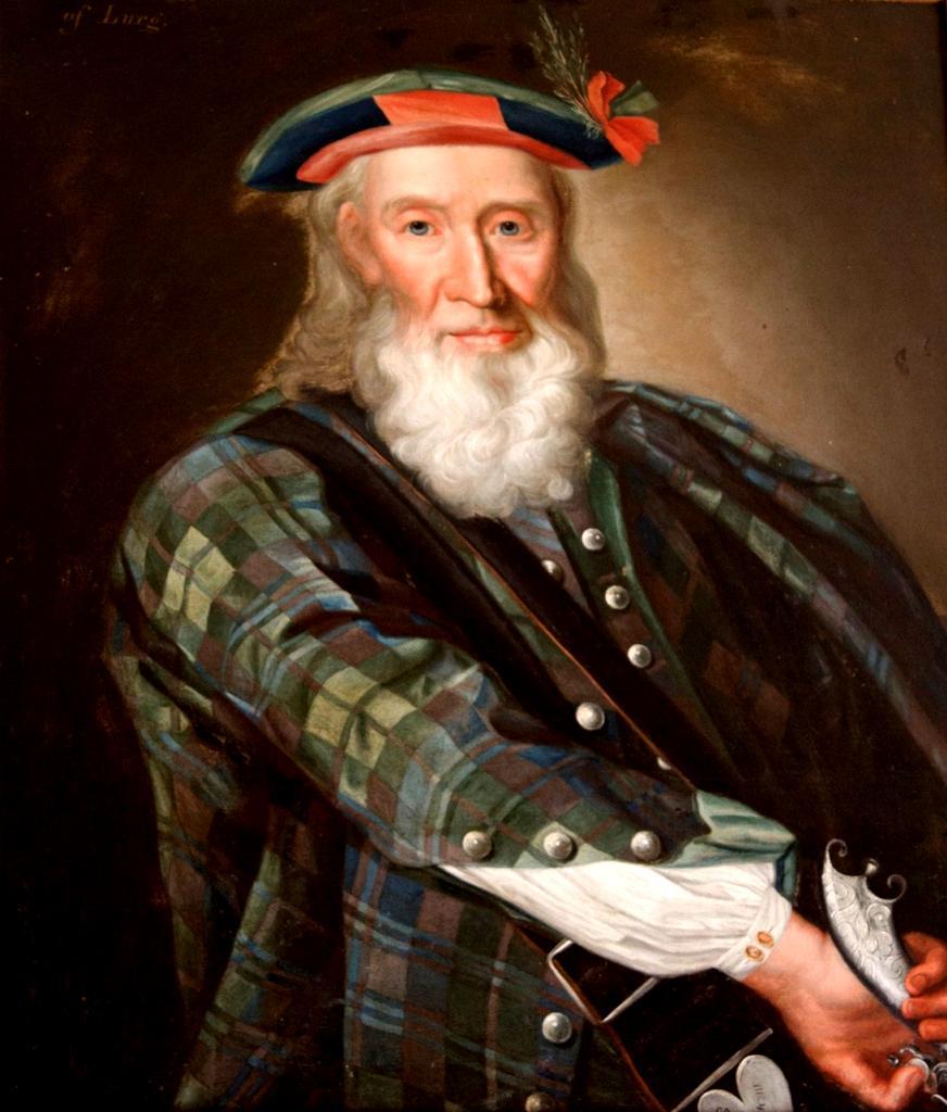 II. A Dark Blue-Green-Black Sett 1725 As previously mentioned, another pattern inextricably linked to the Clan Grant was a blue-greenblack tartan worn by members of the six Independent Companies