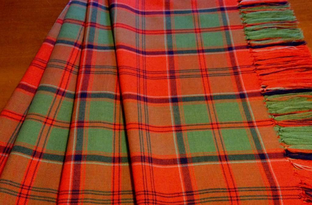 V. The New Bruce and the Grant Kilt Tartans late 18 th /early 19 th Century The super-fine New Bruce tartan in the Key Pattern Book of William Wilson & Sons was the first red tartan specifically
