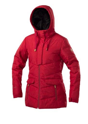 Coat with lightweight and soft loose cotton wool to protect from cold and film-coated material to protect  Adjustable hood, adjustable straps on