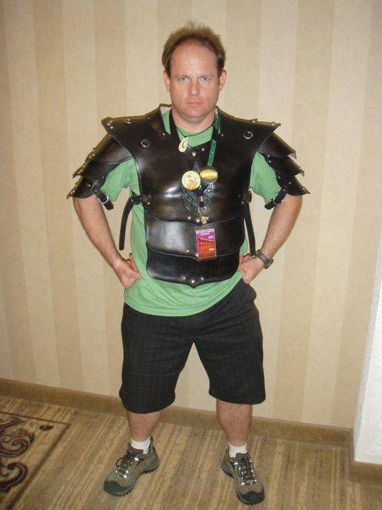 Dragon Seeds CONvergence 2010: I bought this armor at the dealer s room, then immediately went to a maskmaking panel where I was one of the presenters The