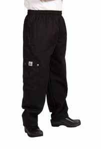 5XL 0010890 0011025 Cargo ChefEx Pants Poly cotton Elastic waistband with