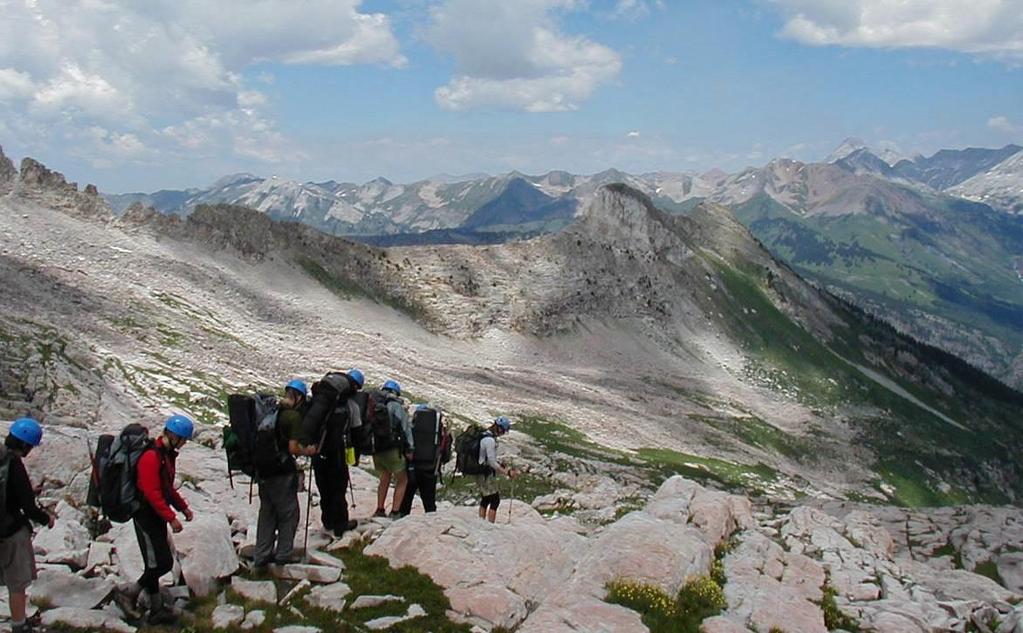 Mountaineering and Alpine Backpacking Boots For the following courses: Summer and Fall Courses in Colorado This includes: Courses with these areas in the title: Continental Divide, Maroon Bells, San