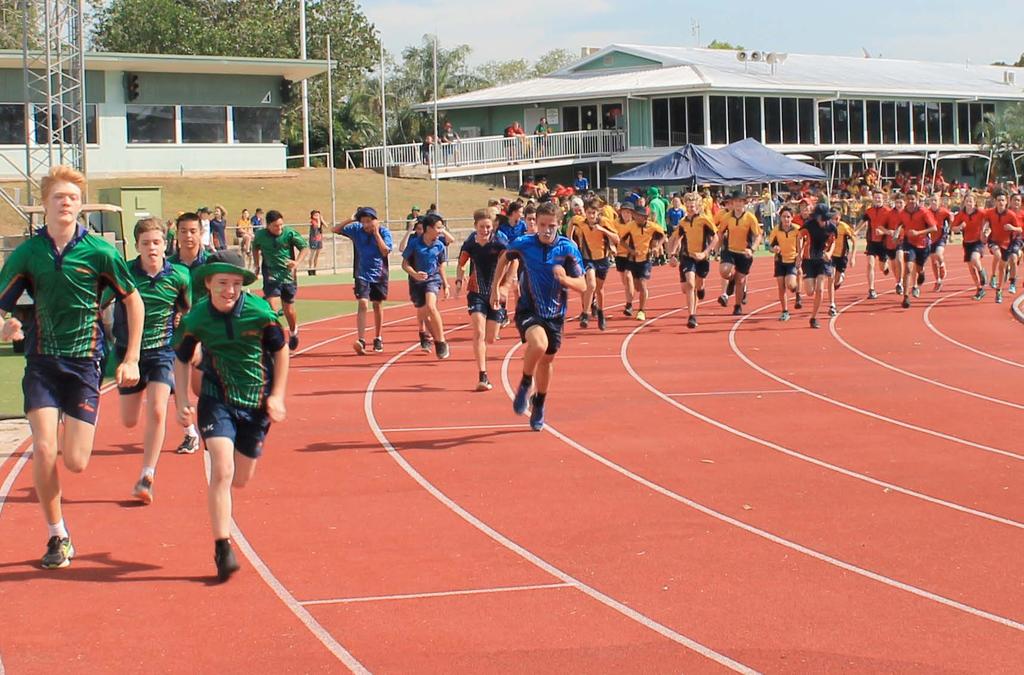House Colour Uniforms On Fridays, at sporting carnivals, and at other special events, such as the MacKillop Feast Day and inter-house sporting carnivals, students are required to wear their house