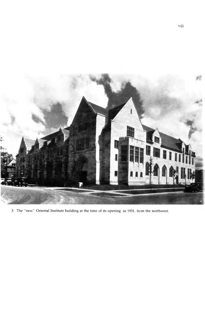 3 The "new" Oriental Institute building at the