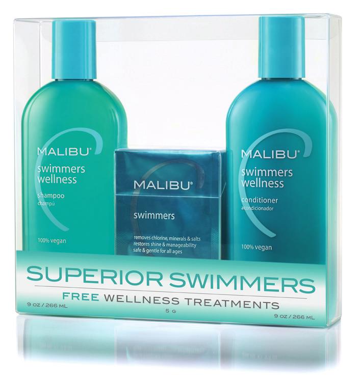 swimmers wellness kit a breakthrough system specifically formulated for swimmers that dramatically improves look, feel and health of hair no matter how often you take the plunge!