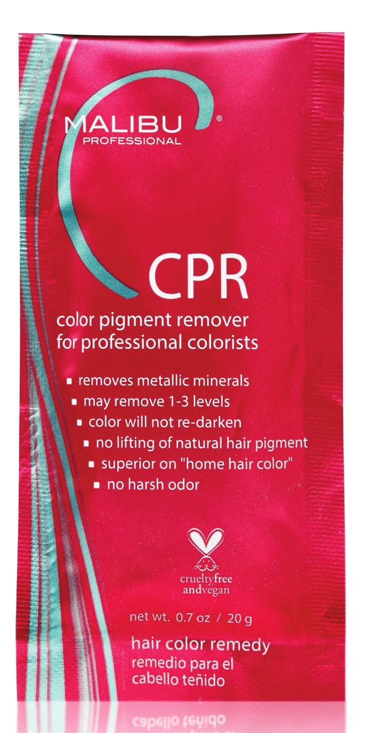cpr Color Pigment Remover for professional colorists Your first step to superior color correction Releases unwanted pigment from permanent oxidized hair color Removes pigment up to 3 levels without