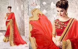 EMBROIDERED SAREES