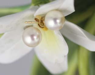 pearl dangle earrings set with twenty