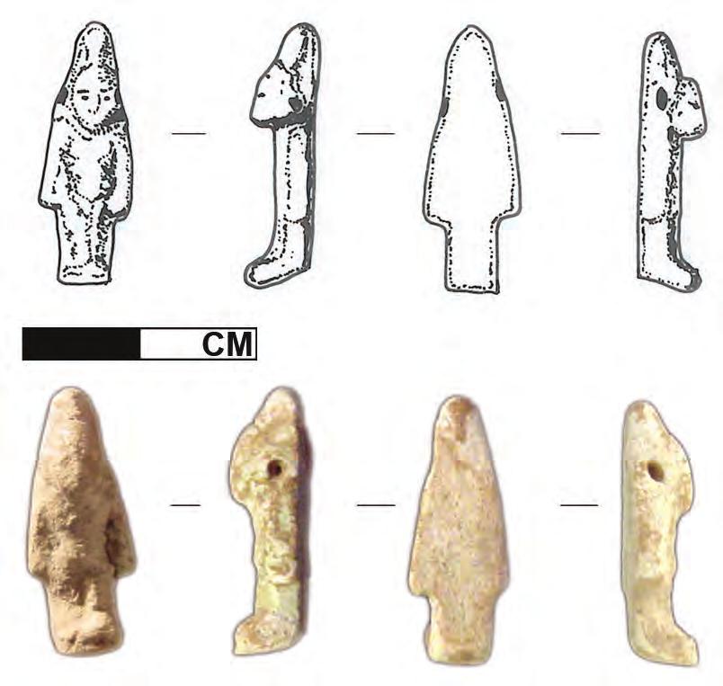 744 Stefan Münger and Thomas E. Levy Cat. No. 2: Figurine Amulet Standing Female (Figure 11.