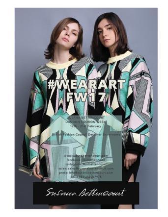 SUSANA BETTENCOURT WEAR ART This collection, named WEAR ART, is inspired by the reflection on the new world of social networks.
