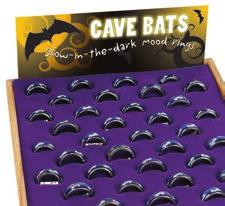 COM 31 Cave Bat Mood Jewelry Cave Bat Mood Necklace Counter Merchandising