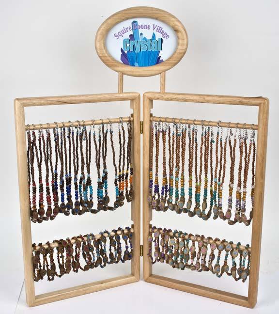 FAX: 812-941-5920 E-MAIL: INFO@SQUIREBOONE.COM WWW.SQUIREBOONE.COM 45 Clay & Crystal Necklace and Bracelet Window Counter Merchandising Deal WNB2000.................................. $135.