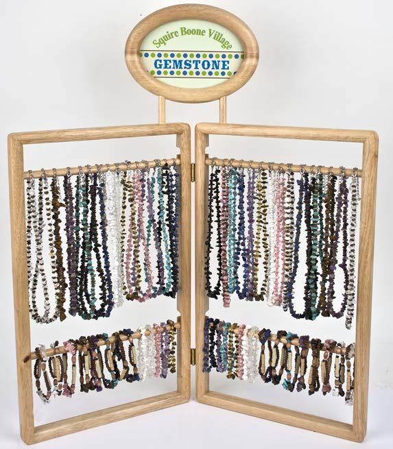 50 SQUIRE BOONE VILLAGE P.O. BOX 711 NEW ALBANY, IN 47151 1-800-234-1804 Gemstone Necklace & Bracelet Window Counter Merchandising Deal WNB4000.................................. $149.