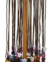 00 JDH21 extra tall necklace counter display, 9 pegs, 7 ⅝ dia. x 27 ⅝ tall including sign ($44.