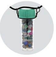 50) FREE 15 GB101 Gem Bottle Necklaces with hang tag to offset cost of display at $6 SRP 45 GB101 Gem Bottle Necklaces, $1ea, ($45) FREE pre-priced,