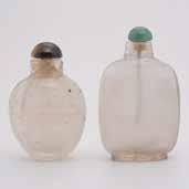 3118 Two Agate Snuff Bottles Tallest: 2 1/4