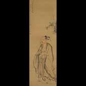 5cm) each 3250 Attributed to Jin Cheng (1878-1926): Sage Hanging scroll, ink and color on