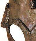 The only authentic helmet from the Viking Age so far discovered by archaeologists is shown in source 1.