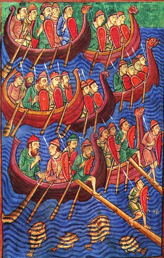 2.9 Viking invasions and settlements 2.9.1 Viking attacks in Britain and Ireland The exact reasons why the Vikings began their movement out from their homelands is unknown.