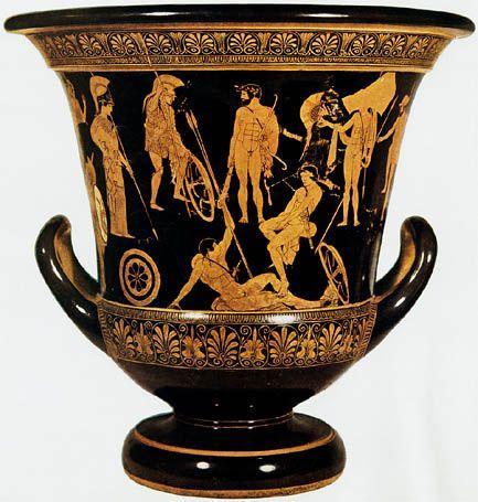 Unknown scene with Herakles: Accessed vialouvre.fr, as seen in Looking at Greek Vases An even more peculiar bow design seen on a Greek vase is likely inspired by the Egyptian angular composite bow.