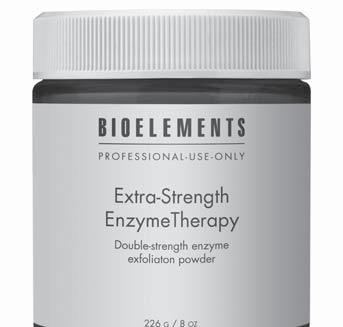 1 Professional-Use-Only Extra-Strength EnzymeTherapy Powerful Double-strength Enzyme Exfoliation Powder For all skin types when you want a strong action.
