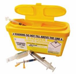 Where to Obtain Sharps Containers You can buy containers at your local drugstore. You can obtain them from a Syringe Exchange Program.