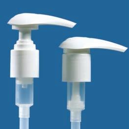 water ingress Optional ball or poppet valve (for viscous products) Able to dispense alcohol based products Smooth and ribbed closure options Head options: Palm, Round, Long Nozzle, Long Reach,