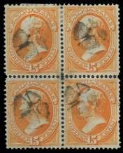U.S. 19TH CENTURY STAMPS: 1873-1879 Issues 1071 1072 1073 1075 1076 1077 1071 12 blackish vi o let (162), attractive example with super color and im pres sion, com pletely sound and choice, bold