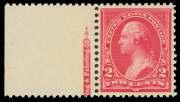 Estimate $100-150 1157 2 pink, type I (248), ex tra large mar gins and deep rich color, very pleas ing ex am ple, o.g., never hinged, Very Fine to Ex tremely Fine, Scott $83.