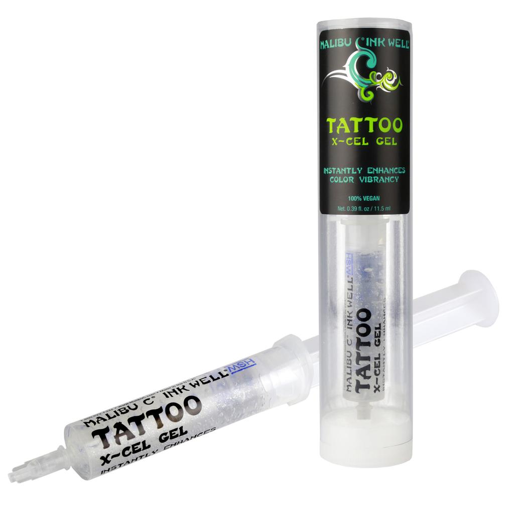 INK WELL GEL tattoo and permanent makeup color enhancer A therapeutic brightening gel for tattoos and permanent makeup Immediately brightens existing tattoos and permanent makeup Promotes a freshly