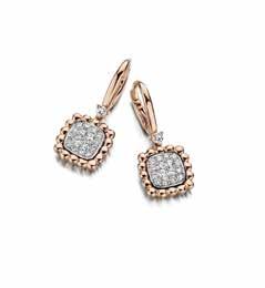 Tirisi 18K & diamonds Square pave earrings, $2465.